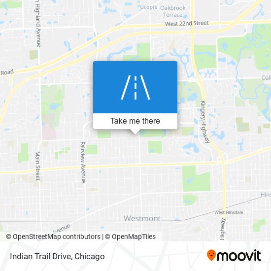 Indian Trail Drive map