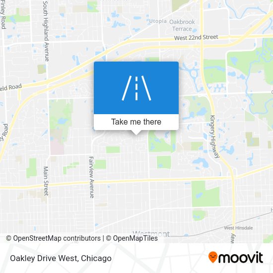 Mapa de Oakley Drive West