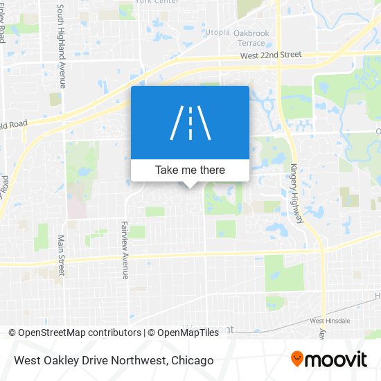 Mapa de West Oakley Drive Northwest