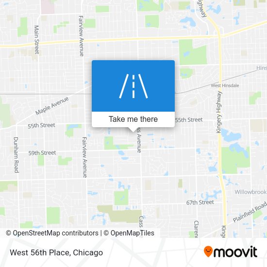 Mapa de West 56th Place