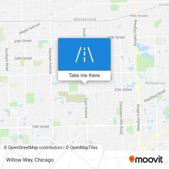Willow Way map