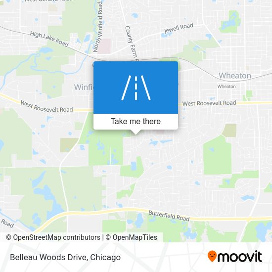 Mapa de Belleau Woods Drive