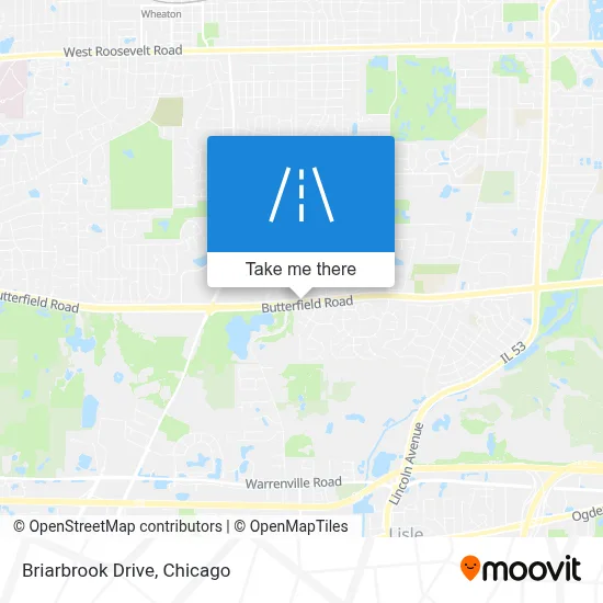 Briarbrook Drive map