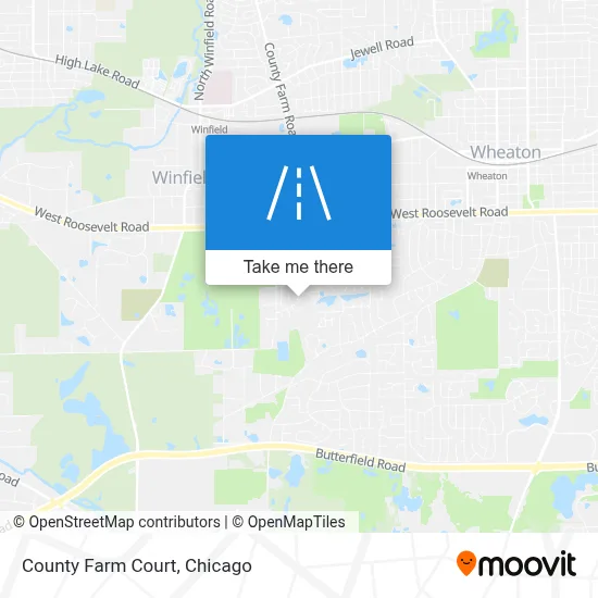 County Farm Court map