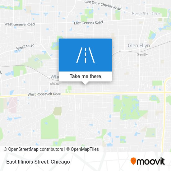 East Illinois Street map