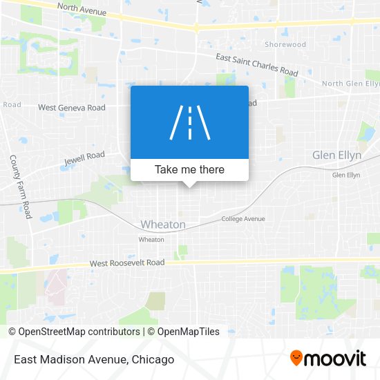 Mapa de East Madison Avenue