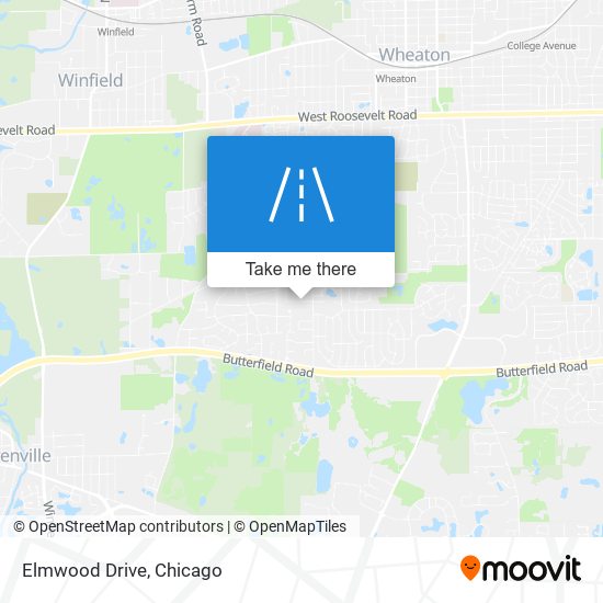 Mapa de Elmwood Drive