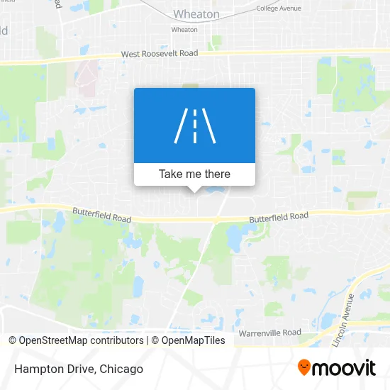 Hampton Drive map