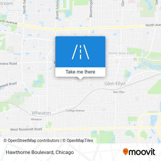 Mapa de Hawthorne Boulevard
