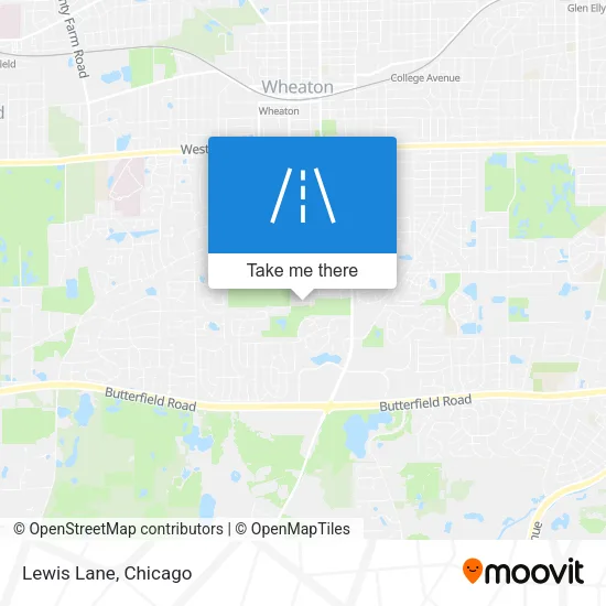 Lewis Lane map