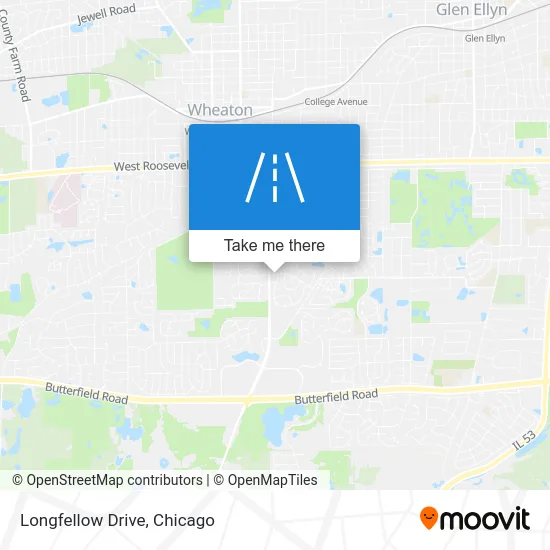 Longfellow Drive map