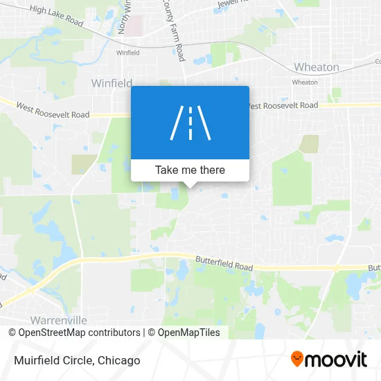 Muirfield Circle map