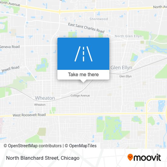 Mapa de North Blanchard Street
