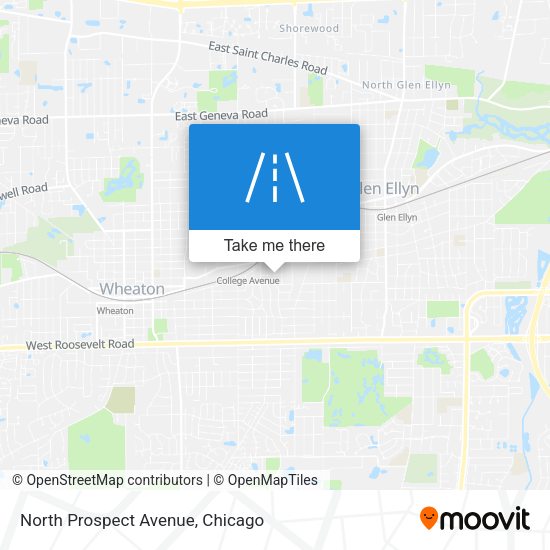 Mapa de North Prospect Avenue