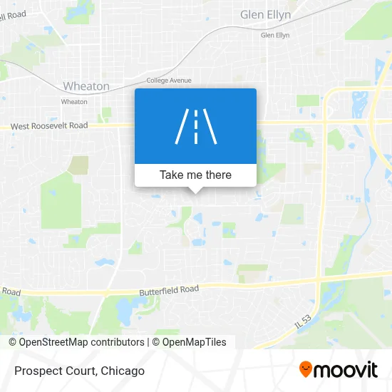 Prospect Court map
