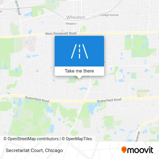 Secretariat Court map