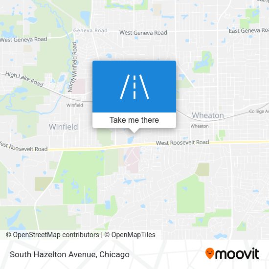 Mapa de South Hazelton Avenue