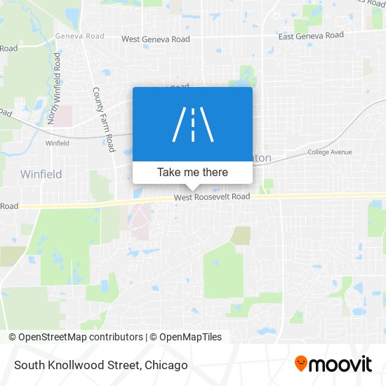 South Knollwood Street map