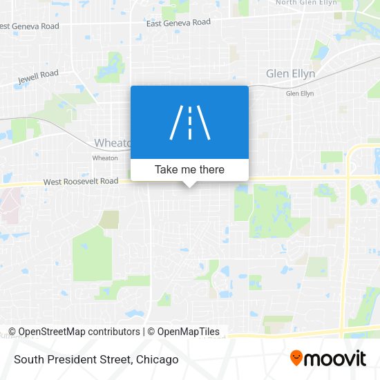 Mapa de South President Street
