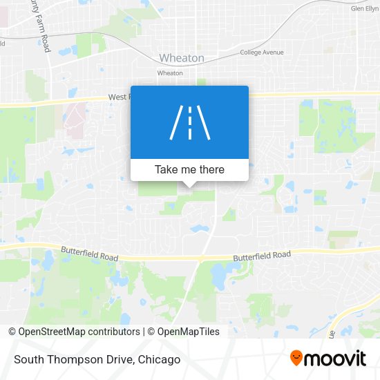 Mapa de South Thompson Drive