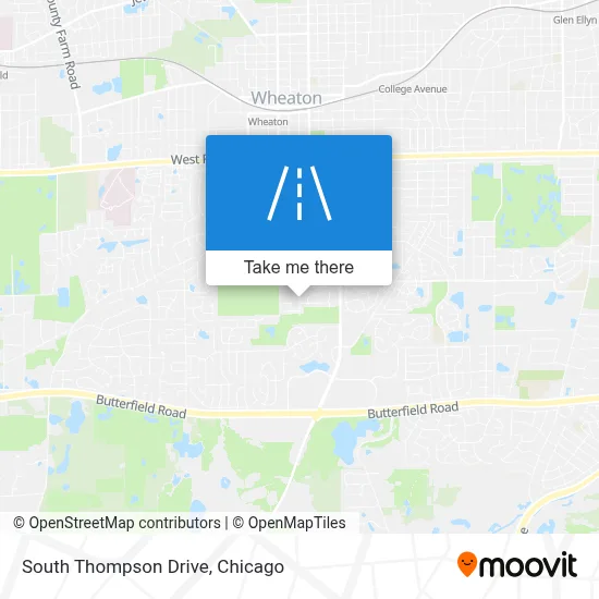 South Thompson Drive map