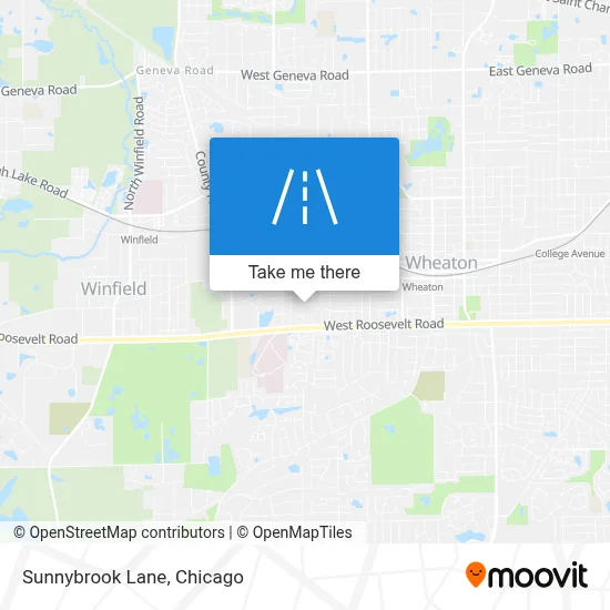 Sunnybrook Lane map