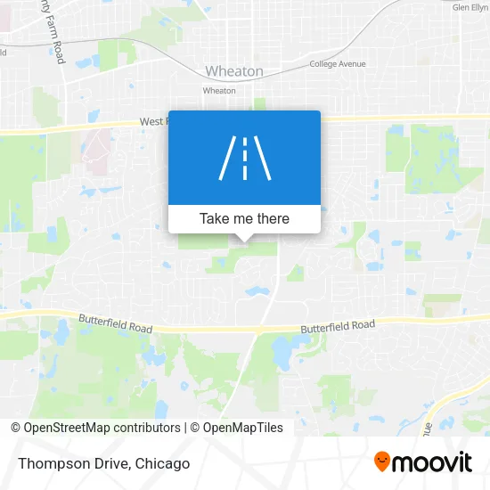 Thompson Drive map