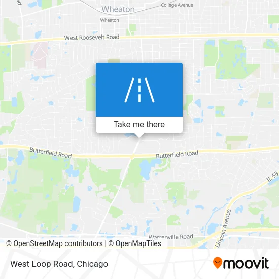 West Loop Road map