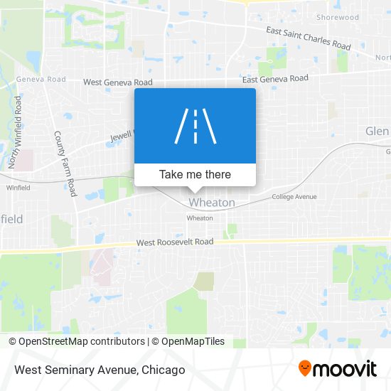 West Seminary Avenue map