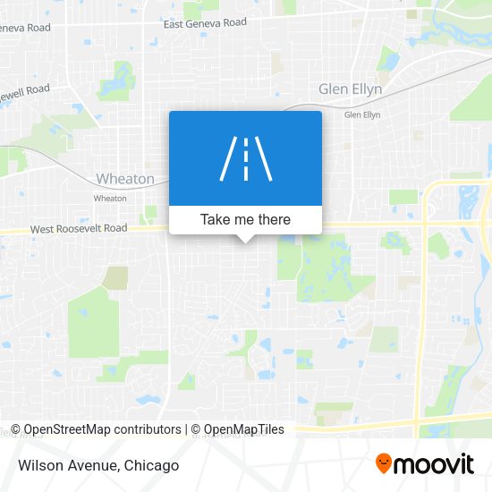 Mapa de Wilson Avenue