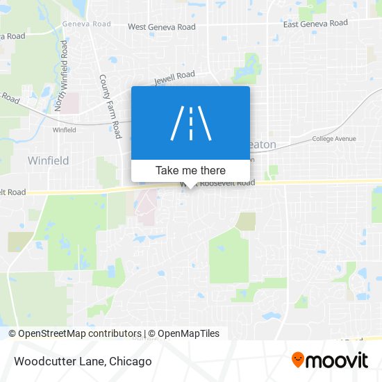 Woodcutter Lane map