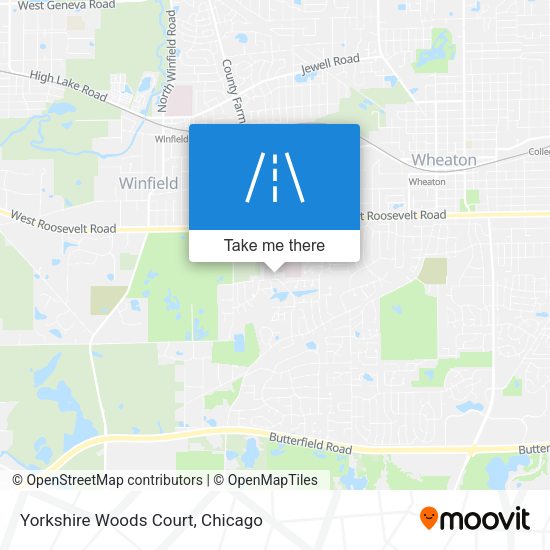 Yorkshire Woods Court map