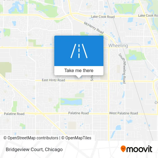 Bridgeview Court map