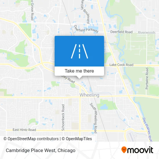 Cambridge Place West map
