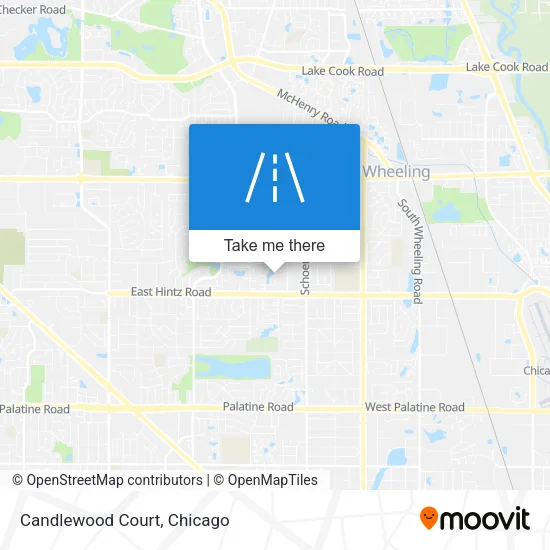 Candlewood Court map