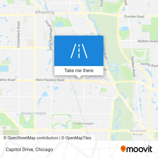 Capitol Drive map