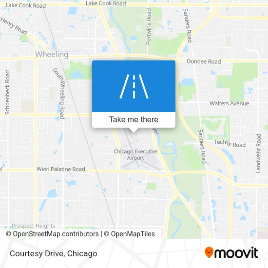 Courtesy Drive map