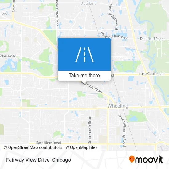 Fairway View Drive map