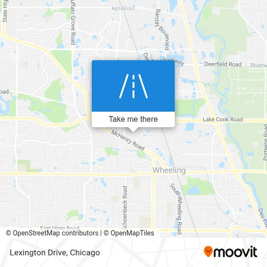 Lexington Drive map