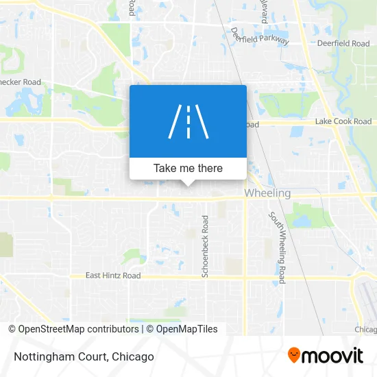 Nottingham Court map