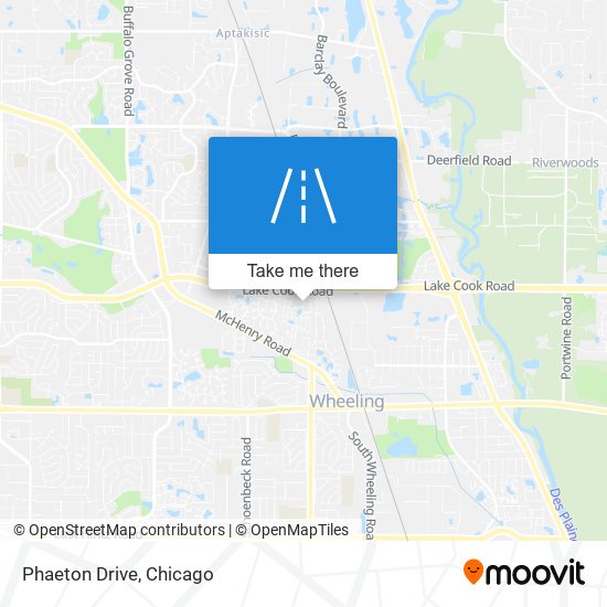 Phaeton Drive map