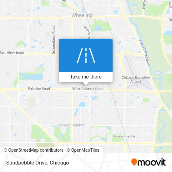 Sandpebble Drive map