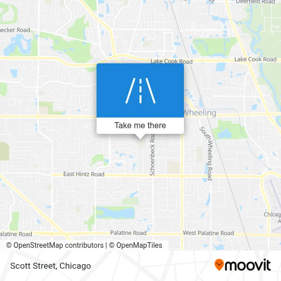 Scott Street map