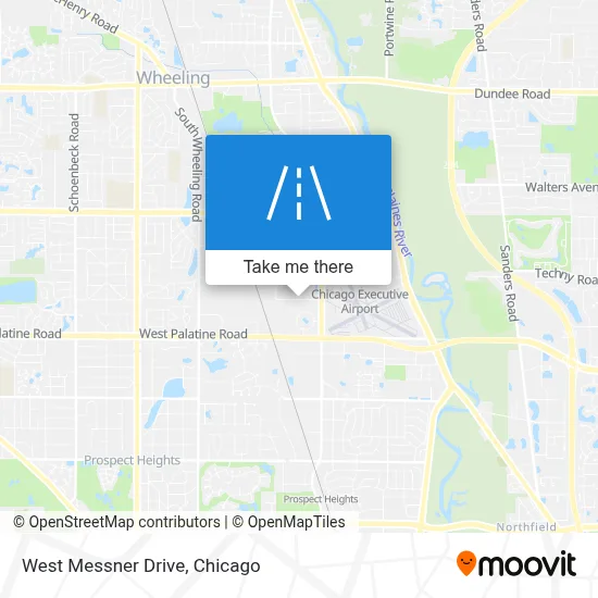 West Messner Drive map