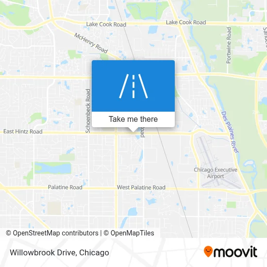 Willowbrook Drive map