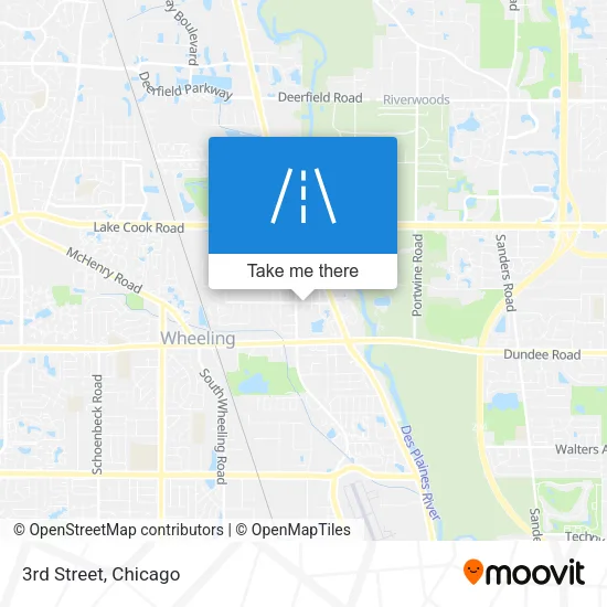 3rd Street map
