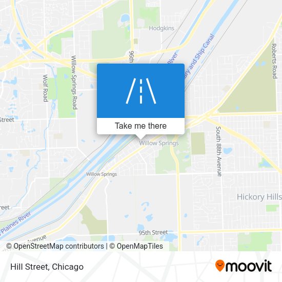Mapa de Hill Street