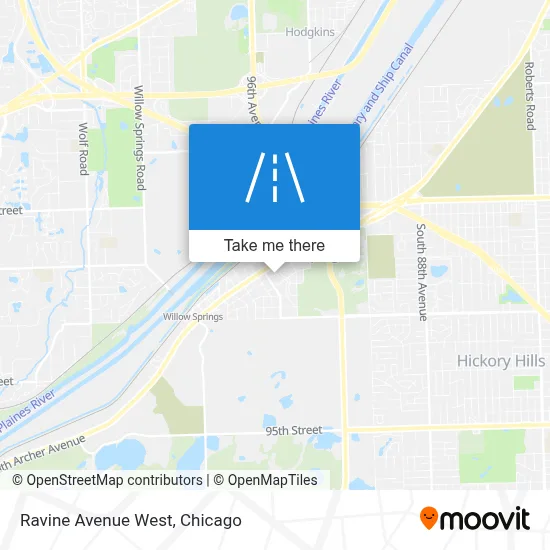 Ravine Avenue West map