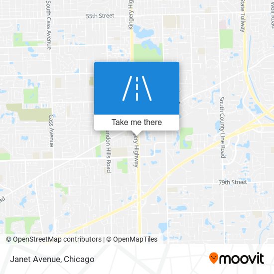 Mapa de Janet Avenue