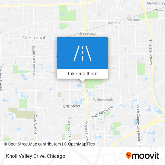 Knoll Valley Drive map